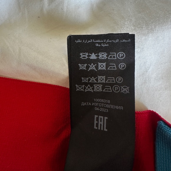 TORY BURCH Bubble Stripe Skirt blue & red - Picture 7 of 8